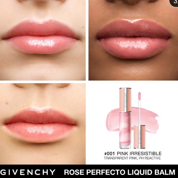 Givenchy Rose Perfecto Hydrating Tinted Lip Balm - 001 Irresistible Pink - Picture 4 of 7